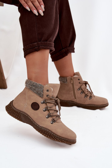 opInarmen Laarzen schoenen Dames beige Zenaya