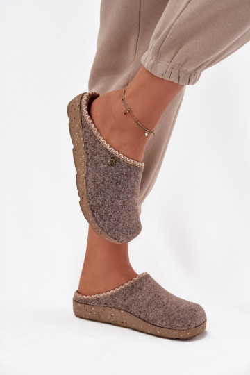 schoenen eigengemaakt Slippers Dames Inblu ED000031 beige