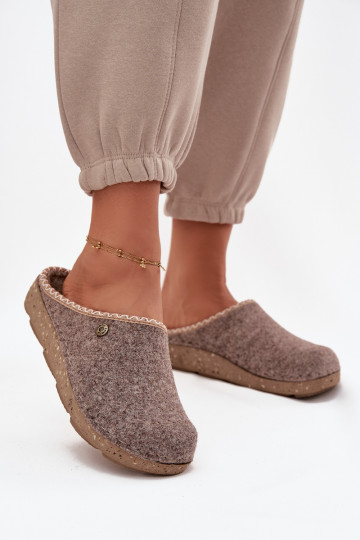 schoenen eigengemaakt Slippers Dames Inblu ED000031 beige 2