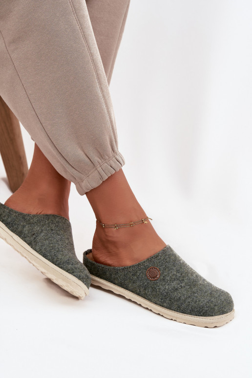 schoenen eigengemaakt Slippers Dames Inblu CS000047 groene kleur schoenen eigengemaakt Slippers Dames Inblu CS000047 groene kleur