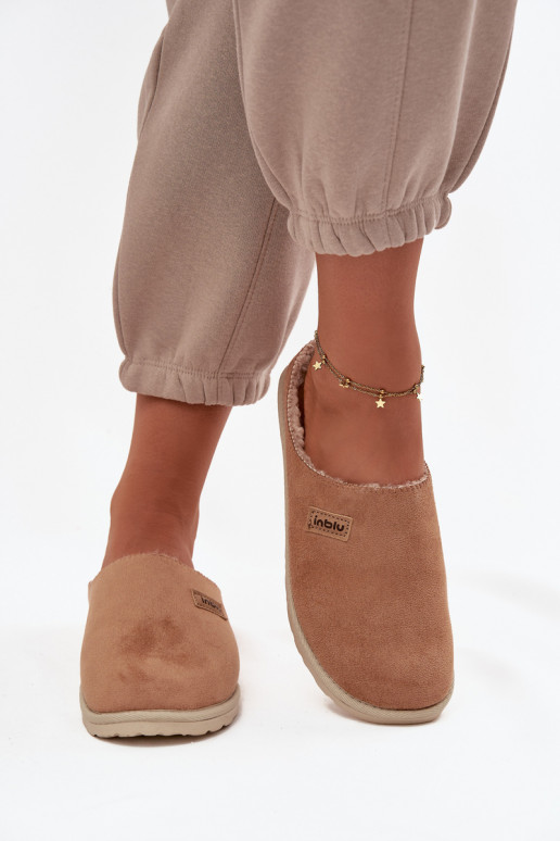 Slippers Dames schoenen eigengemaakt Inblu CS000045 bruine kleur Slippers Dames schoenen eigengemaakt Inblu CS000045 bruine kleur