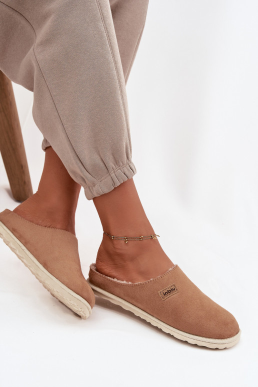 Slippers Dames schoenen eigengemaakt Inblu CS000045 bruine kleur Slippers Dames schoenen eigengemaakt Inblu CS000045 bruine kleur