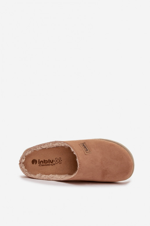 Slippers Dames schoenen eigengemaakt Inblu CS000045 bruine kleur Slippers Dames schoenen eigengemaakt Inblu CS000045 bruine kleur