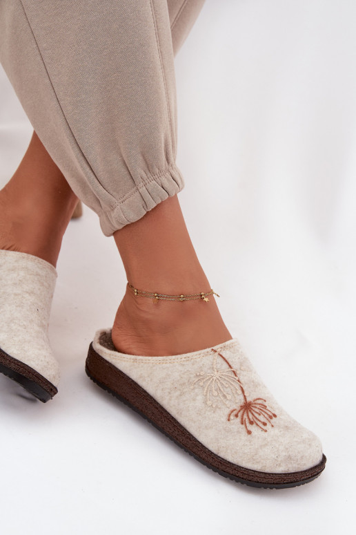 Dames schoenen eigengemaakt Slippers Inblu NL000011 beige