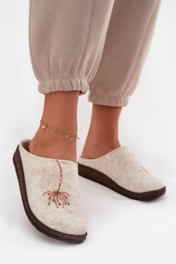 Dames schoenen eigengemaakt Slippers Inblu NL000011 beige 2