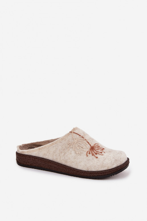 Dames schoenen eigengemaakt Slippers Inblu NL000011 beige
