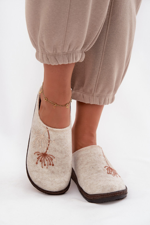 Dames schoenen eigengemaakt Slippers Inblu NL000011 beige