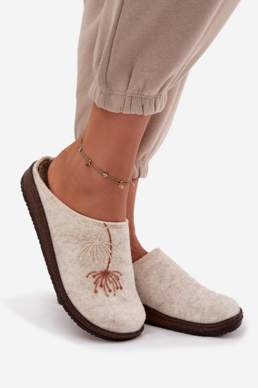 Dames schoenen eigengemaakt Slippers Inblu NL000011 beige