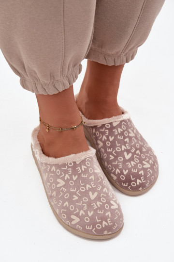 Slippers Dames Love Inblu ET000032 beige