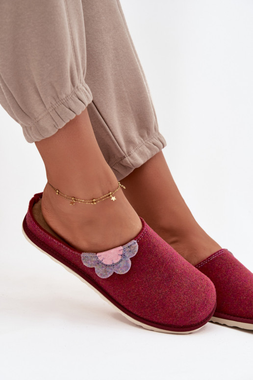 Slippers Dames Met een bloem Inblu CS000043 bordeaux Slippers Dames Met een bloem Inblu CS000043 bordeaux