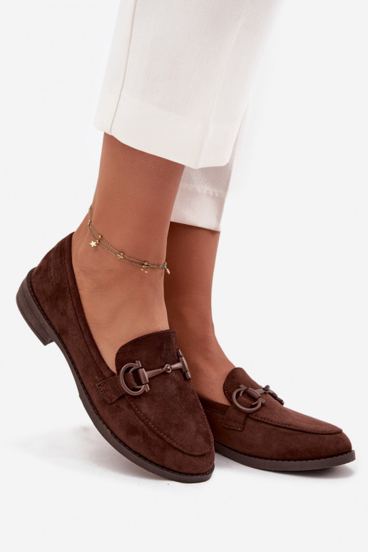 dames mocassins Met sierlijk Detalem van eco-suèdeoIne CzekoladoIne Ambria dames mocassins Met sierlijk Detalem van eco-suèdeoIne CzekoladoIne Ambria