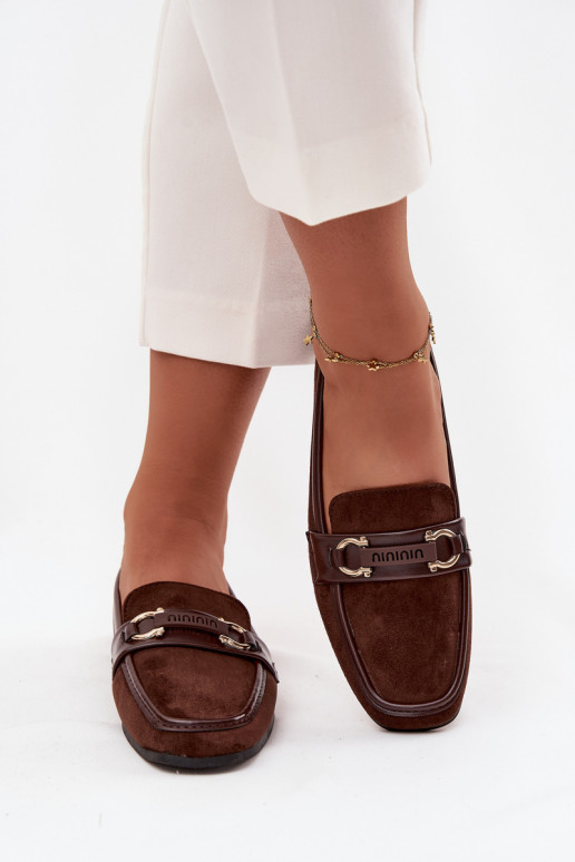 Mocassins Mocassins Dames Met sierlijk Element CzekoladoIne Evelora Mocassins Mocassins Dames Met sierlijk Element CzekoladoIne Evelora