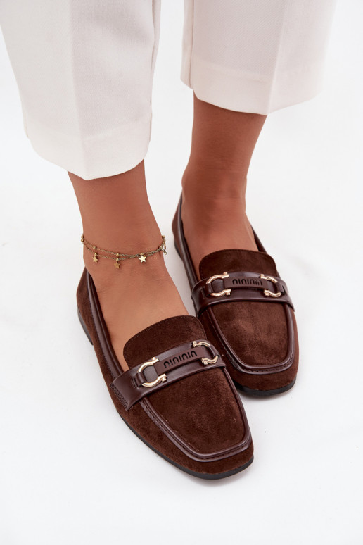 Mocassins Mocassins Dames Met sierlijk Element CzekoladoIne Evelora Mocassins Mocassins Dames Met sierlijk Element CzekoladoIne Evelora