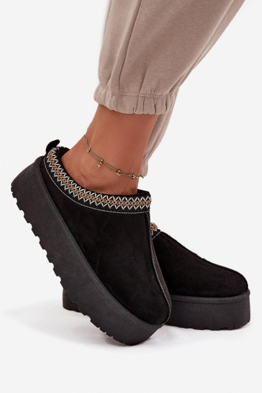 SneeuIn laarzen Dames Met sierlijk Haftem zInart Jenira