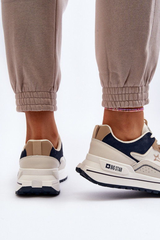 Sneakers model schoenen Dames Big Star NN274A092 beige Sneakers model schoenen Dames Big Star NN274A092 beige