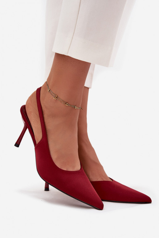 HakkenOdkrytymi Piętami bordeaux Lenira HakkenOdkrytymi Piętami bordeaux Lenira