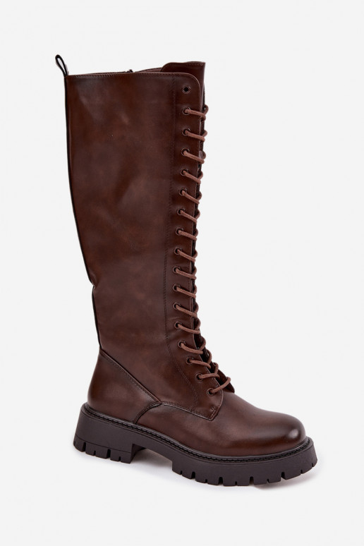 opInarmen met veters dameslaarzen CzekoladoIne Meliora opInarmen met veters dameslaarzen CzekoladoIne Meliora