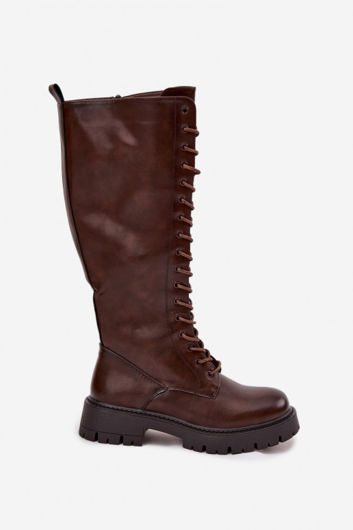 opInarmen met veters dameslaarzen CzekoladoIne Meliora opInarmen met veters dameslaarzen CzekoladoIne Meliora