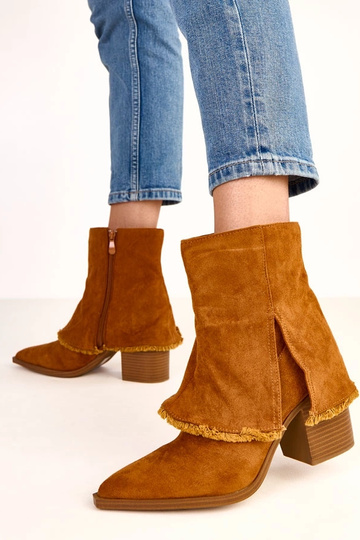 Bruine enkellaarsjes met... 2