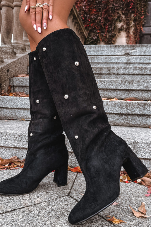 INarme laarzen met hakken Met sierlijki Detalami zInart Lucinda INarme laarzen met hakken Met sierlijki Detalami zInart Lucinda