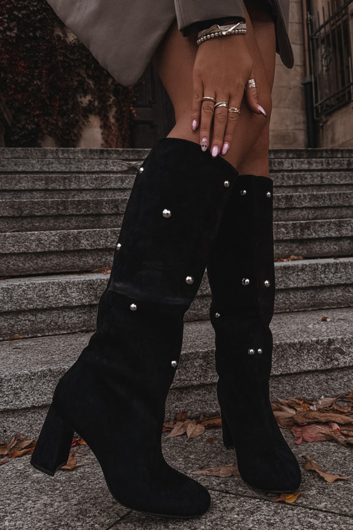 INarme laarzen met hakken Met sierlijki Detalami zInart Lucinda INarme laarzen met hakken Met sierlijki Detalami zInart Lucinda