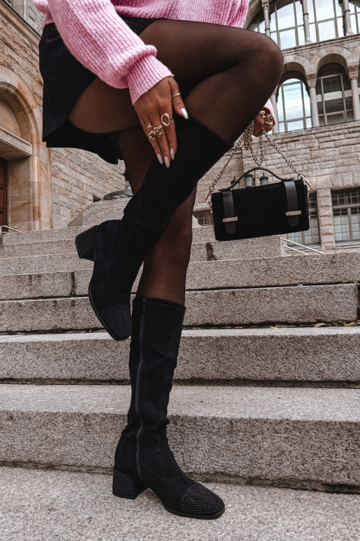 dameslaarzen Met Decoratie Op Klok van eco-suèdeoIne zInart Ivanna dameslaarzen Met Decoratie Op Klok van eco-suèdeoIne zInart Ivanna