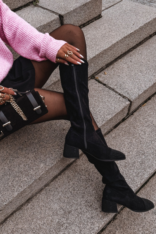 dameslaarzen Met Decoratie Op Klok van eco-suèdeoIne zInart Ivanna dameslaarzen Met Decoratie Op Klok van eco-suèdeoIne zInart Ivanna