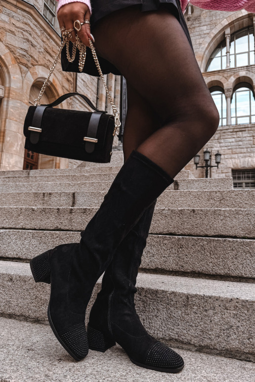 dameslaarzen Met Decoratie Op Klok van eco-suèdeoIne zInart Ivanna dameslaarzen Met Decoratie Op Klok van eco-suèdeoIne zInart Ivanna