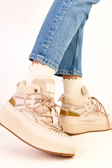 Beige sneeuwlaarzen met... 2