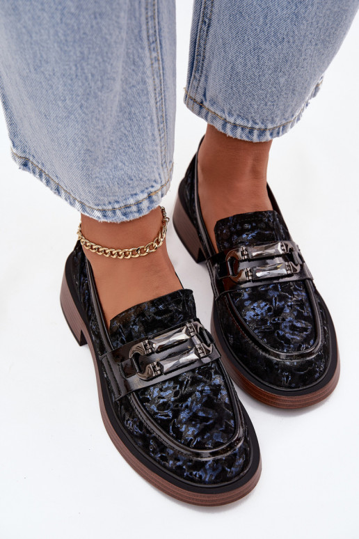 Leer Suède mocassins Dames Met sierlijk Detalem D&A MR52-178 zInart Leer Suède mocassins Dames Met sierlijk Detalem D&A MR52-178 zInart