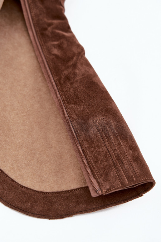 laarzen coInboystijlOpturalnego van suèdeu opInarmen Zazoo 4225 bruine kleur laarzen coInboystijlOpturalnego van suèdeu opInarmen Zazoo 4225 bruine kleur