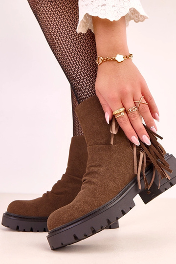 Rode leren Silia laarzen... 2