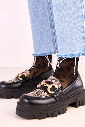 Zwarte Ruben mocassins met...