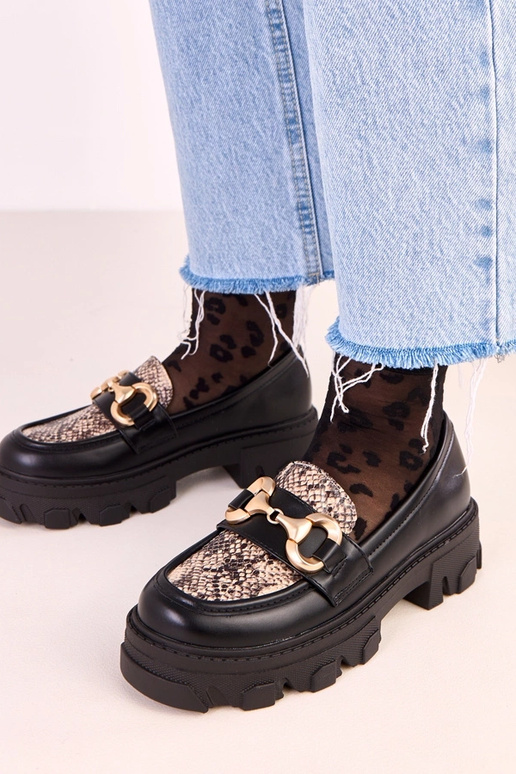 Zwarte Ruben mocassins met... Zwarte Ruben mocassins met...