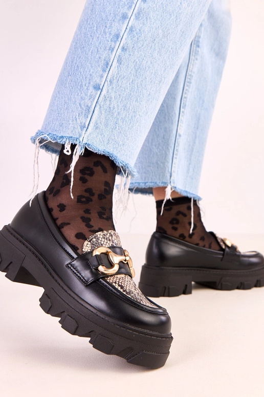 Zwarte Ruben mocassins met... Zwarte Ruben mocassins met...