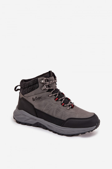 Heren warme wandelschoenen Lee Cooper LCJ-25-01-3722M grijze kleur