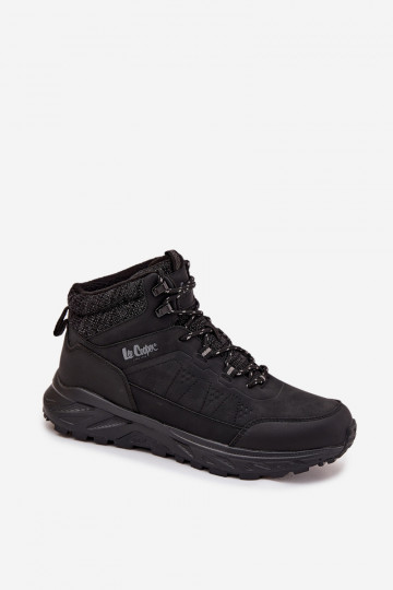 Heren warme wandelschoenen Lee Cooper LCJ-25-01-3723M zwarte kleur