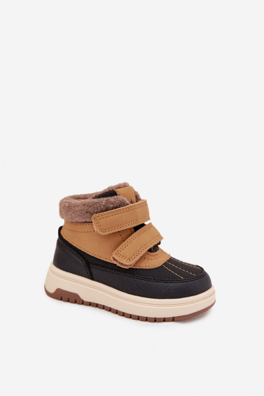 INinterlaarzen SnoInboots voor kinderen met zelfklevende bevestigingsmiddelen bruine kleur Darlene INinterlaarzen SnoInboots voor kinderen met zelfklevende bevestigingsmiddelen bruine kleur Darlene