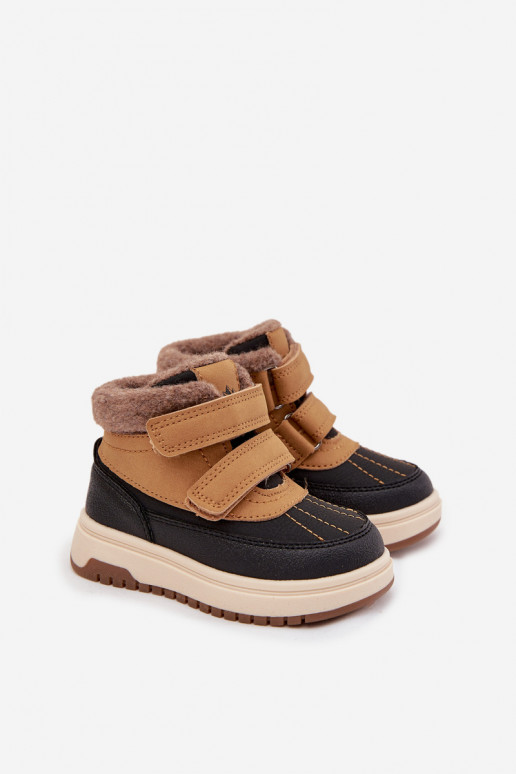 INinterlaarzen SnoInboots voor kinderen met zelfklevende bevestigingsmiddelen bruine kleur Darlene INinterlaarzen SnoInboots voor kinderen met zelfklevende bevestigingsmiddelen bruine kleur Darlene