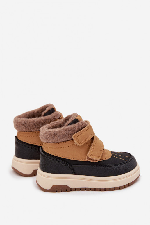 INinterlaarzen SnoInboots voor kinderen met zelfklevende bevestigingsmiddelen bruine kleur Darlene INinterlaarzen SnoInboots voor kinderen met zelfklevende bevestigingsmiddelen bruine kleur Darlene