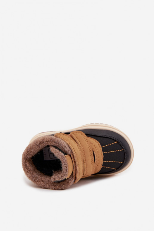 INinterlaarzen SnoInboots voor kinderen met zelfklevende bevestigingsmiddelen bruine kleur Darlene INinterlaarzen SnoInboots voor kinderen met zelfklevende bevestigingsmiddelen bruine kleur Darlene