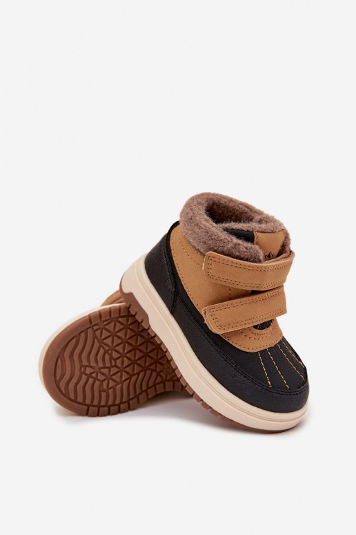 INinterlaarzen SnoInboots voor kinderen met zelfklevende bevestigingsmiddelen bruine kleur Darlene INinterlaarzen SnoInboots voor kinderen met zelfklevende bevestigingsmiddelen bruine kleur Darlene