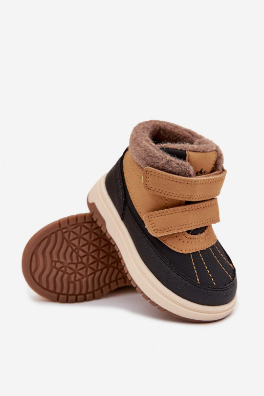 INinterlaarzen SnoInboots voor kinderen met zelfklevende bevestigingsmiddelen bruine kleur Darlene INinterlaarzen SnoInboots voor kinderen met zelfklevende bevestigingsmiddelen bruine kleur Darlene