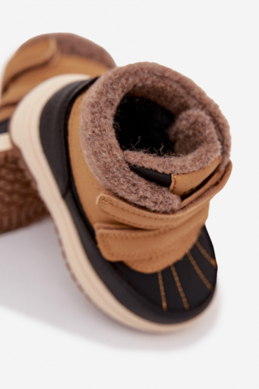 INinterlaarzen SnoInboots voor kinderen met zelfklevende bevestigingsmiddelen bruine kleur Darlene INinterlaarzen SnoInboots voor kinderen met zelfklevende bevestigingsmiddelen bruine kleur Darlene