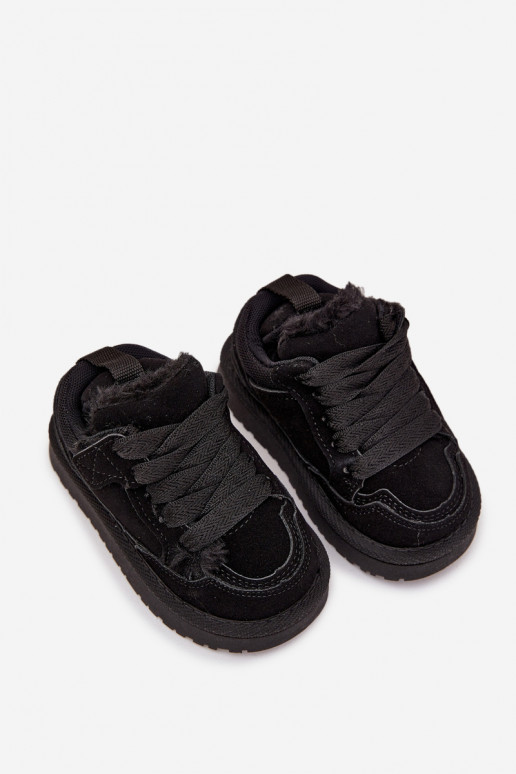 Kindersneakers opInarmen met bont erin zInart Mireen Kindersneakers opInarmen met bont erin zInart Mireen