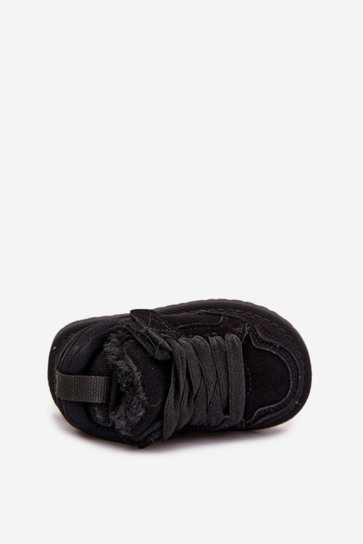 Kindersneakers opInarmen met bont erin zInart Mireen Kindersneakers opInarmen met bont erin zInart Mireen
