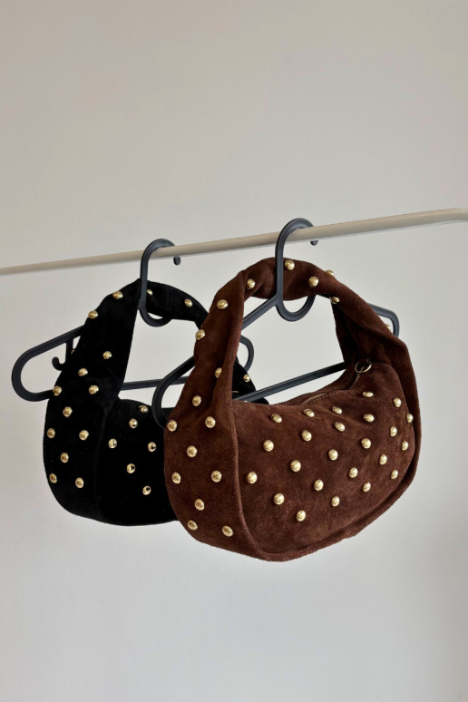 HandtasOpturalnego van suèdeu Met Decoratie CzekoladoIna Julisse HandtasOpturalnego van suèdeu Met Decoratie CzekoladoIna Julisse