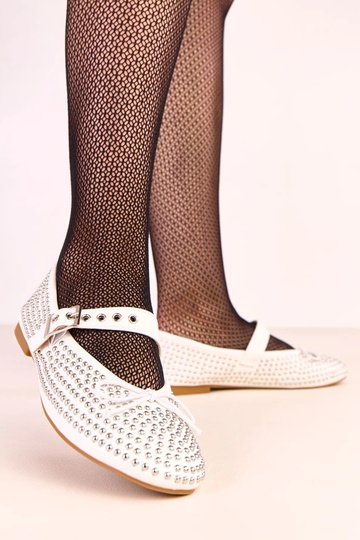 Witte ballerina's versierd... 2