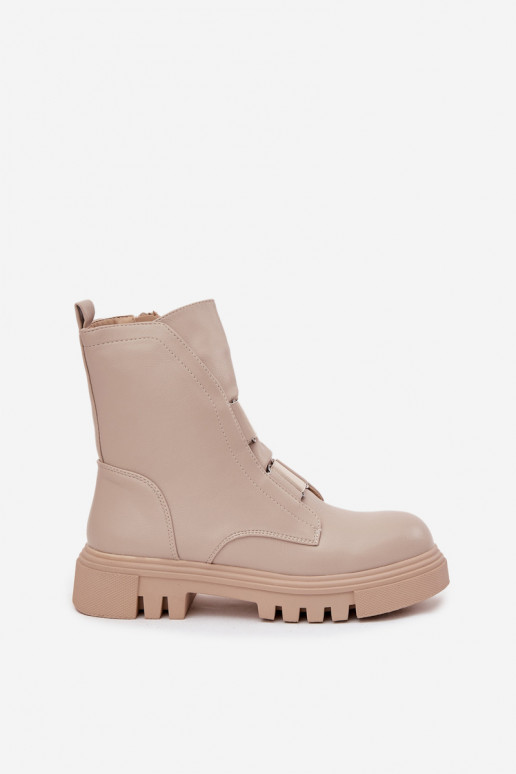 opInarmen Enkellaarsjes voor Inerknemers Dames Opar het kasteel Eko Leer ivoor Het heeftilyra