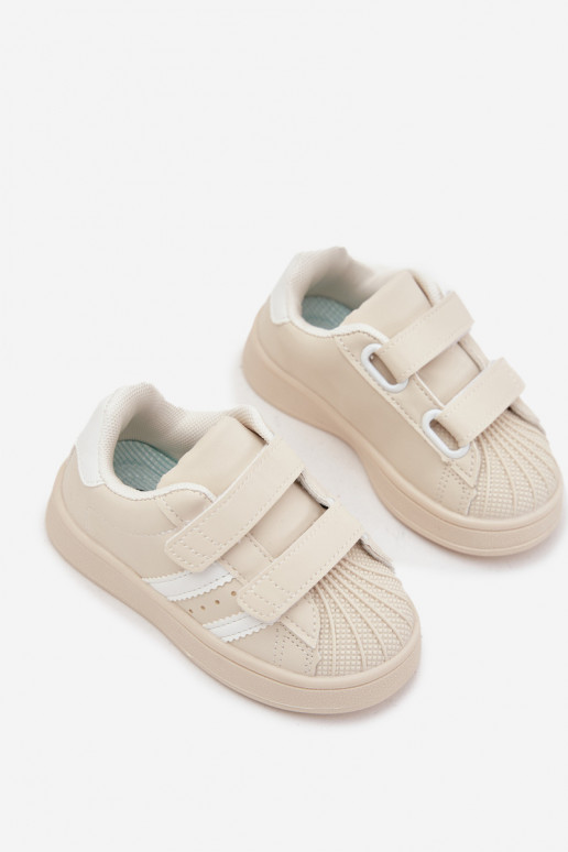 Sportschoenen voor kinderen Sneakers model schoenen van ecoleer beige Renel Sportschoenen voor kinderen Sneakers model schoenen van ecoleer beige Renel